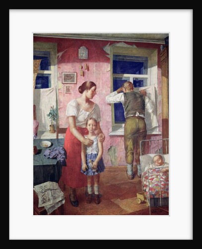 Alarm, 1934 by Kuzma Sergeevich Petrov-Vodkin