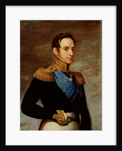 Portrait of Tsar Nicholas I 1826 by Vasili Andreevich Tropinin