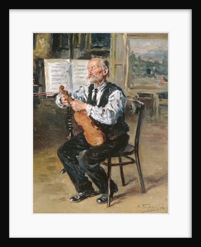 A Violin Maker, 1914 by Vladimir Egorovic Makovsky