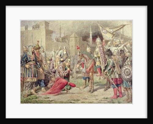 Tsar Ivan IV Vasilyevich the Terrible conquering Kazan, 1880 by Aleksei Danilovich Kivshenko