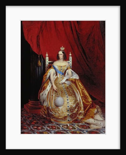 Portrait of Alexandra Fyodorovna wife of Tsar Nikolai I by Carl Timoleon von Neff
