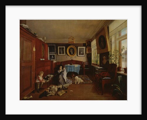 Interior, 1879 by Aleksei Alekseevich Bobrov