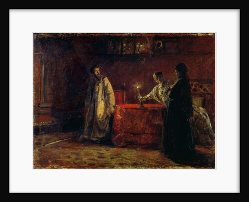 Tsar Boris Godunov and Tsarina Martha, 1874 by Nikolai Nikolajevitch Gay