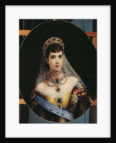 Portrait of Empress Maria Fyodorovna Dagmar of Denmark by Konstantin Egorovich Makovsky