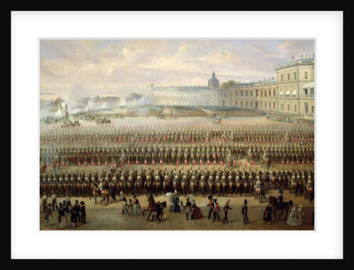 Unveiling of the Paul I memorial in Gatchina, 1850 by Gustav Schwarz