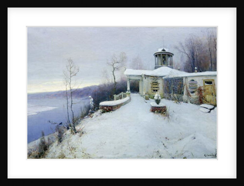 A deserted manor house by Vladimir Pavlovich Solokov