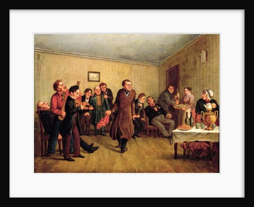 A merchant's evening party by Leonid Ivanovich Solomatkin