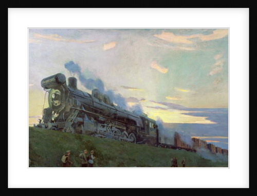 Super power steam engine, 1935 by Arkadij Aleksandrovic Rylov