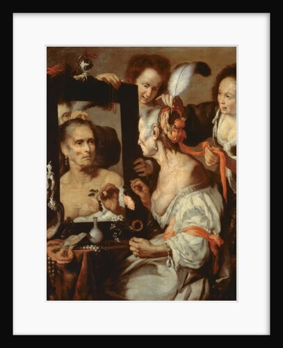 Old Coquette by Bernardo Strozzi