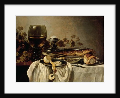 Breakfast, 1646 by Pieter Claesz