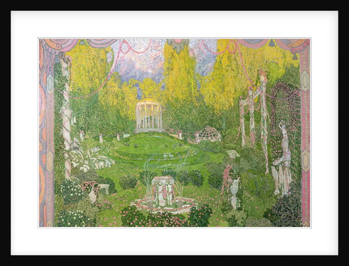 Stage design for opera 'Orpheo ed Euridice' by Christoph Gluck 1911 by Aleksandr Jakovlevic Golovin