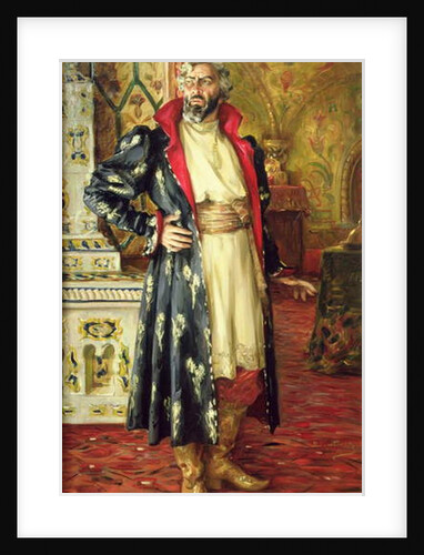Portrait of Feodor Chaliapin as Boris Godunov 1916 by Nikolay Vassilyevich Kharitonov