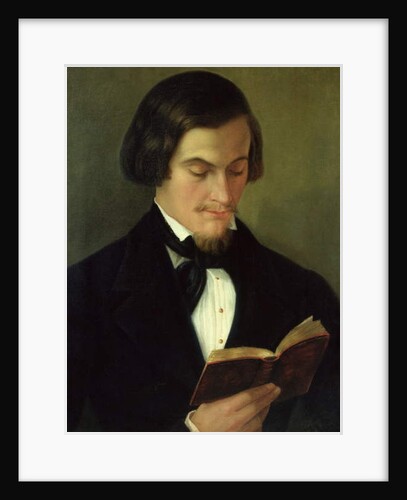 Portrait of the poet Heinrich Heine 1842 by Amalia Keller