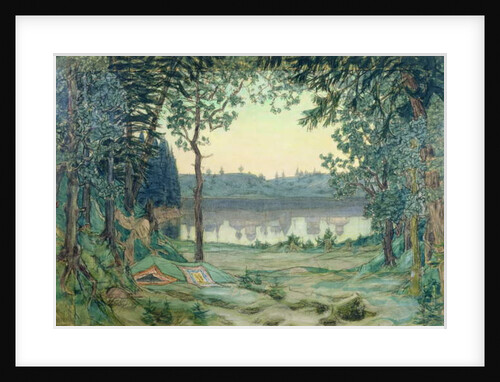 Stage design for Rimsky-Korsakov's 'Legend of the Invisble Town Kitezh', 1907 by Victor Mikhailovich Vasnetsov