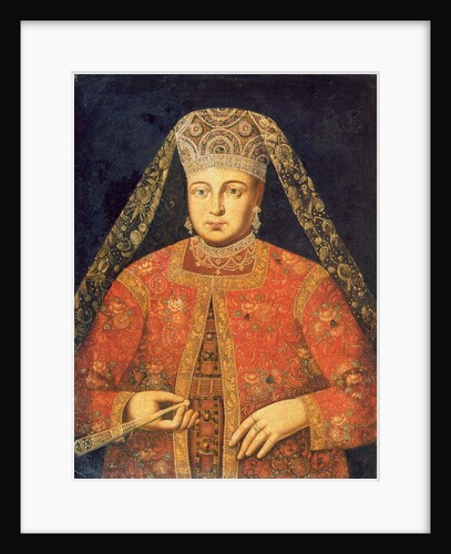 Portrait of Tsarina Marfa Matveyevna by Russian School