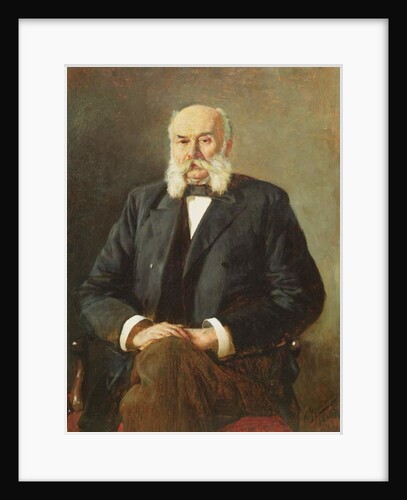 Portrait of Ivan Gontcharov, 1888 by Nikolai Aleksandrovich Yaroshenko