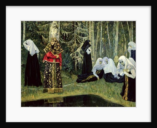 The Legend of the Invisible City of Kitezh, 1917-22 by Mikhail Vasilievich Nesterov