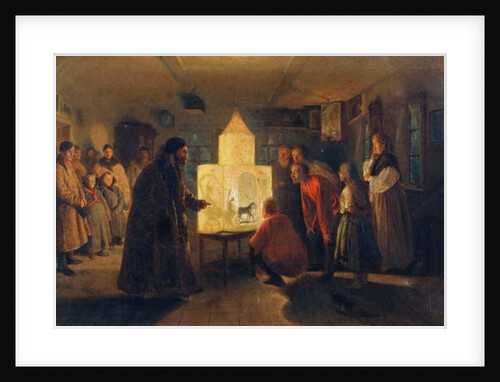 The Magic Lantern, 1876 by Lev Grigoryevich Solovyev