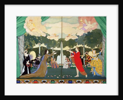 Curtain Design for the 'Free Theatre' in Moscow, 1913 by Konstantin Andreevic Somov