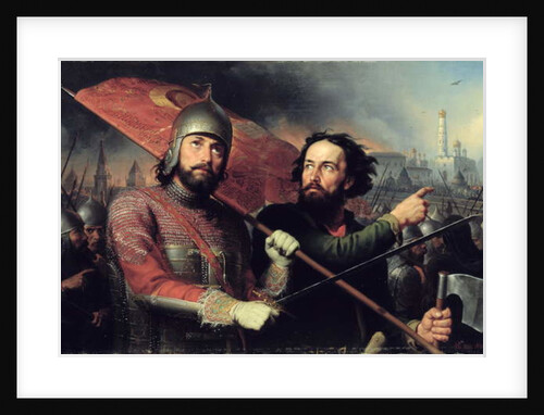 The National Uprising of Kuzma Minin and Count Dmitry Pozharsky 1850 by Michail Ivanovich Skotti