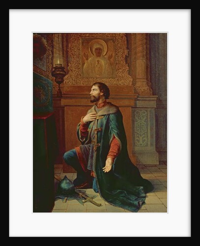 A Boyar before the Campaign, 1871 by Petr Mikhailovich Shamshin