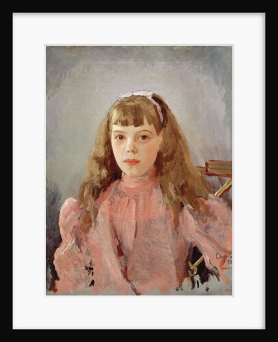 Portrait of Grand Duchess Olga Alexandrovna 1893 by Valentin Aleksandrovich Serov