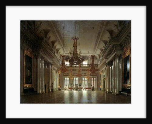 The Hall of the Field Marshal in the Winter Palace by Sergey Konstantinovich Zaryanko