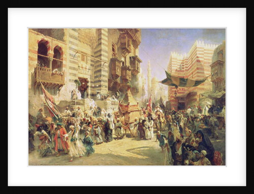 The handing over of the Sacred Carpet in Cairo, 1876 by Konstantin Egorovich Makovsky