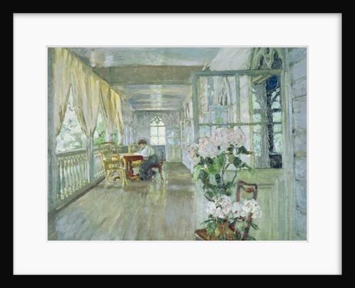 Manor House Terrace by Stanislav Julianovic Zukovskij