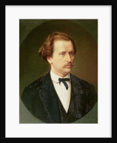Portrait of Nikolay Rubinstein c.1870 by Sergei Ivanovich Gribkov