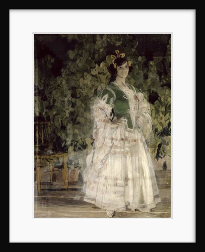 Portrait of Maria Kusnetsova-Benois as Carmen, 1908 by Aleksandr Jakovlevic Golovin