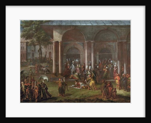 The Execution of Patrona Halil, 1730 by Jean Baptiste Vanmour