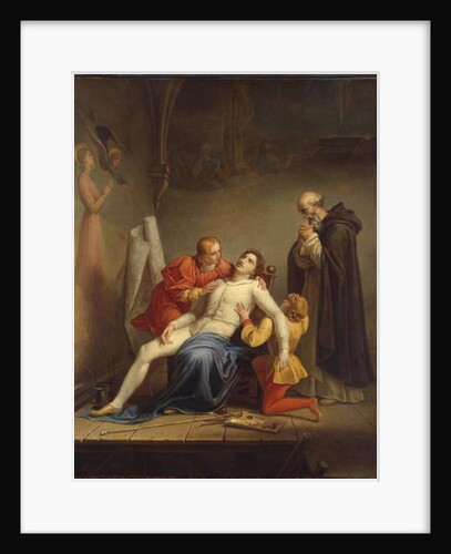 The Death of Masaccio, c.1817 by Louis Charles Auguste Couder
