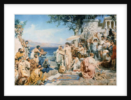 Phryne at the Festival of Poseidon in Eleusin by Henryk Siemieradzki
