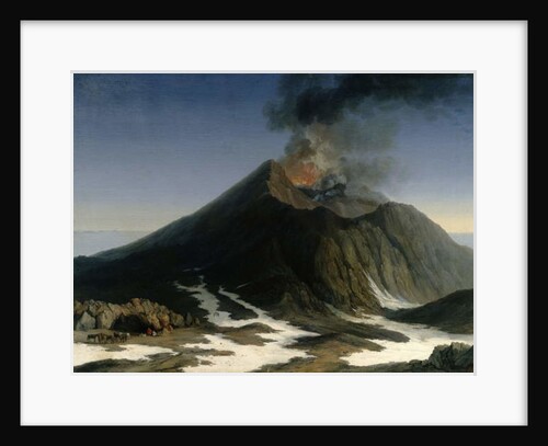 The Eruption of Etna by Jacob-Philippe Hackert