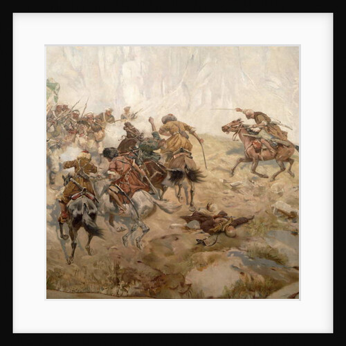 Capturing of the aul Akhtulga by Franz Roubaud