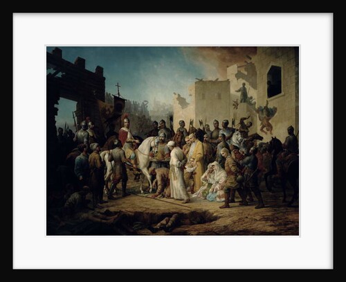 Tsar Ivan IV conquering Kazan in 1552, 1894 by Petr Mikhailovich Shamshin