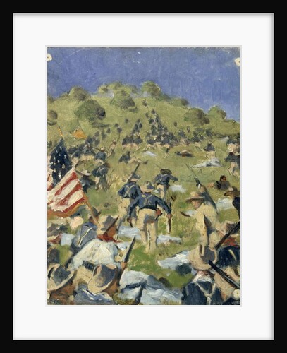 Theodore Roosevelt taking the Saint-Juan Heights, 1898 by Vasili Vasilievich Vereshchagin