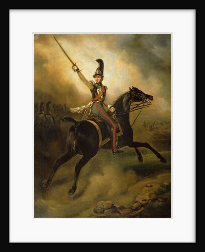 Portrait of Friedrich Heinrich 1830 by Emile Jean Horace Vernet