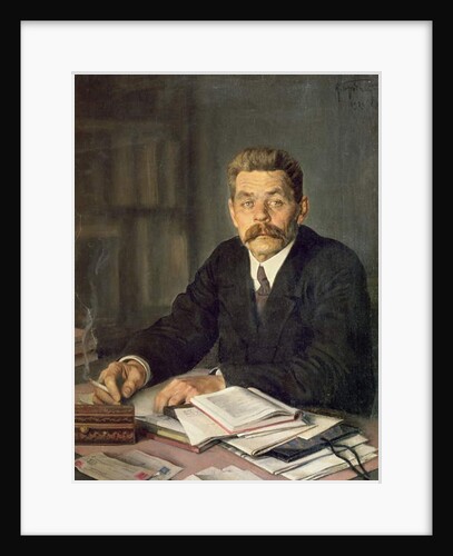 Portrait of the Author Maxim Gorky, 1929 by Isaak Israilevich Brodsky