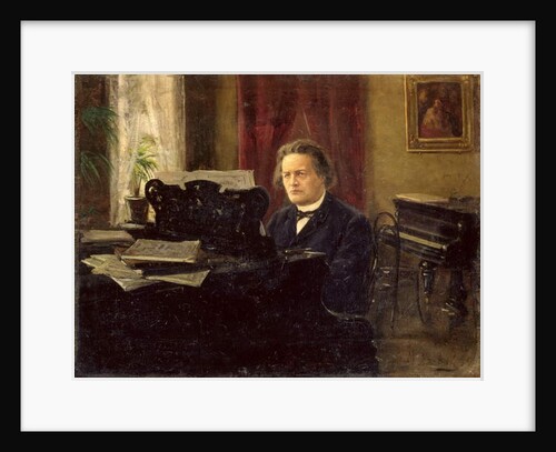 Portrait of Composer Anton Rubinstein by Michail Michailovich Yarowoy