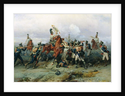 The Exploit of the Mounted Regiment in the Battle of Austerlitz, 1884 by Bogdan Willewalde