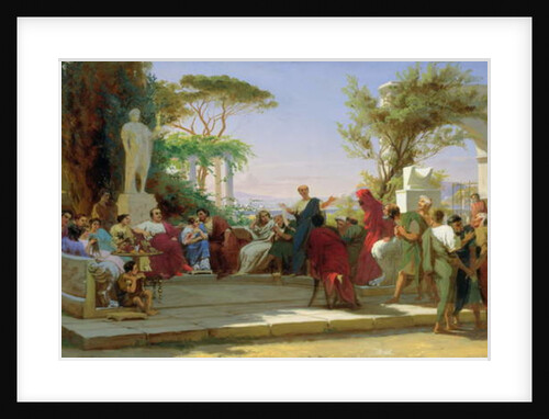Horatius Reading his Satires to Maecenas, 1863 by Fedor Andreevich Bronnikov