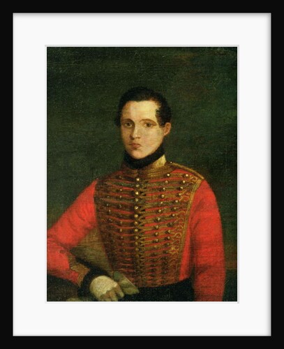 Portrait of the Poet Michail Lermontov, 1830s by A. Chelyshev