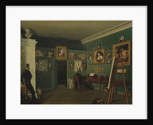 The Painter's Studio, 1830 by Kapiton Selentsov