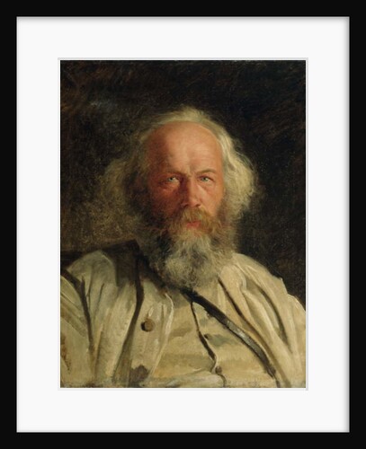 Portrait of Mikhail Alexandrovich Bakunin 1871 by Nikolai Nikolajevitch Gay