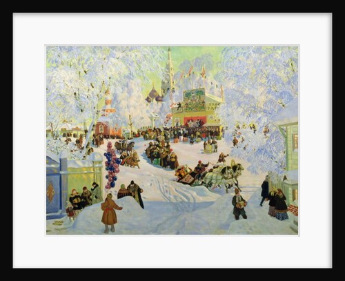 Shrove-Tide, 1919 by Boris Mikhailovich Kustodiev