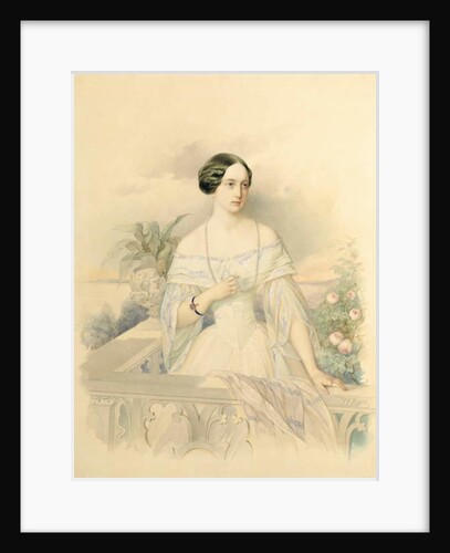 Portrait of Grand Duchess Olga Nikolaevna, 1846 by Vladimir Ivanovich Hau