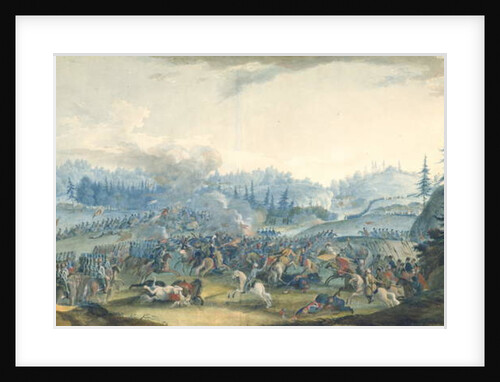 A scene from the Russian-Turkish War, 1801 by Gavril Sergeyevich Sergeyev