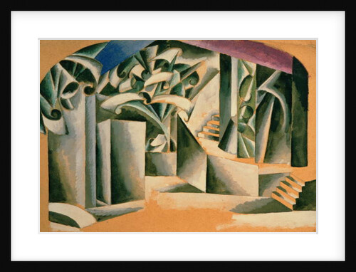 Stage design for William Shakespeare's play 'Romeo and Juliet', 1920 by Lyubov Sergeevna Popova